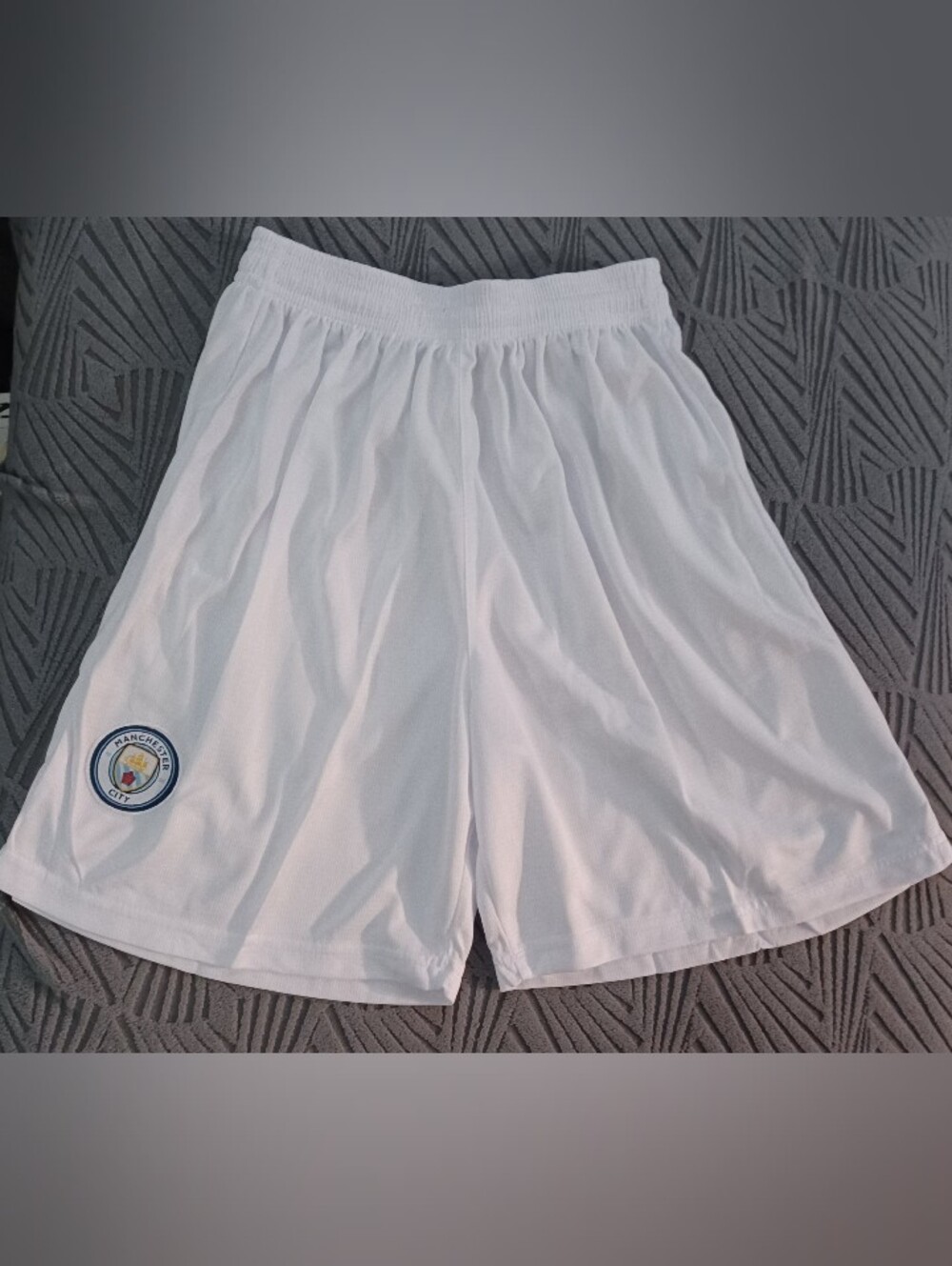 Shortd Unisex Athletic Manchester City White 1 Pc. Unisex Adults
